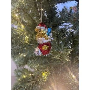 Avon‎ Vintage Gift Collection "Brilliant Festive Ornament Stocking" (1998) w/Box